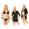 Black 3 pcs Bikni Set