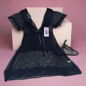 Maroon Bridal Sexy Nighty Dress For Girls