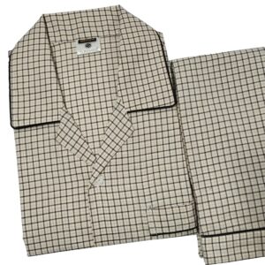 Fawn Stylish Checkered Night Suit