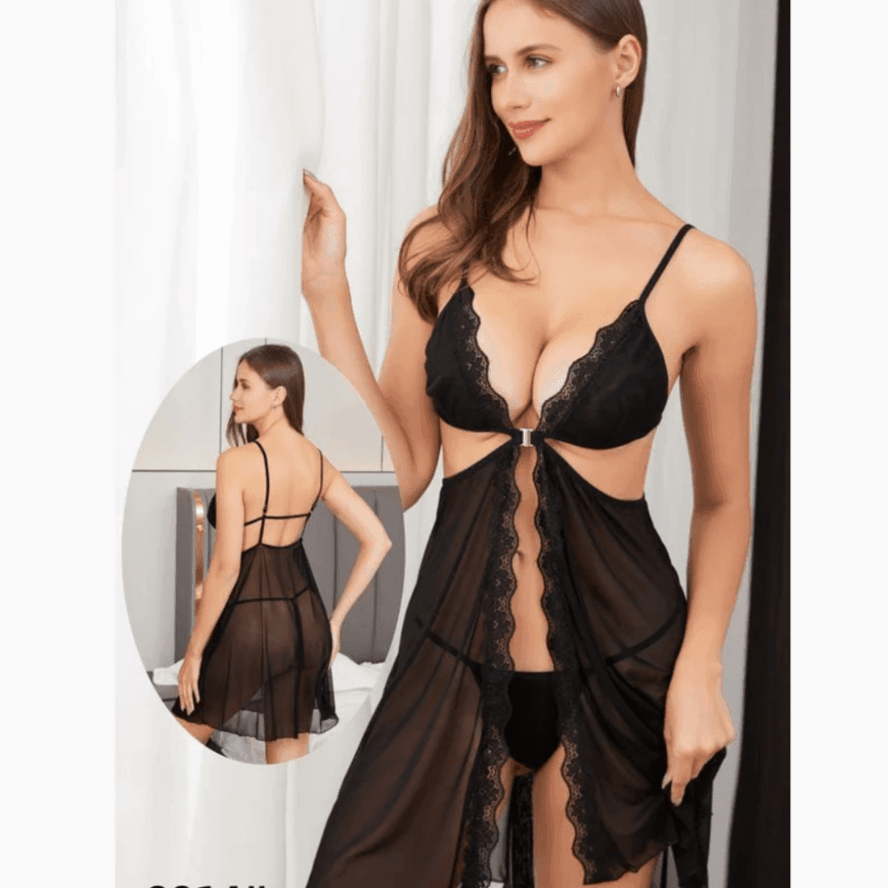 New Hot Women′s Transparent Cheap Sexy Erotic Lingerie (5)