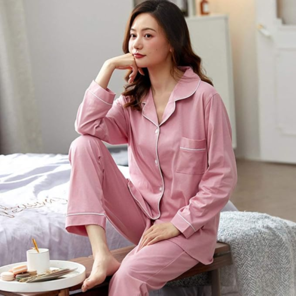 Pink Silk Suit For Night dress in Pakistan