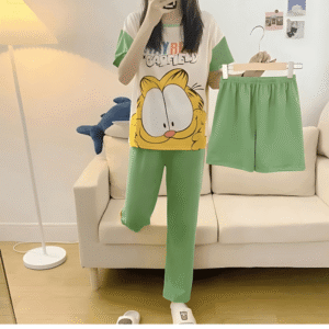 3 Pcs printed pj suit for women