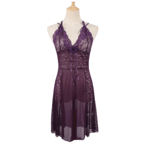 Imported Maroon 2 Pcs Bridal Nighty Premium Quality