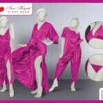 6 Pieces Bridal Gown Set-pink