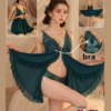 2-Piece Transparent Lace Lingerie Night Dress for Women in pakistan by nightydress.com