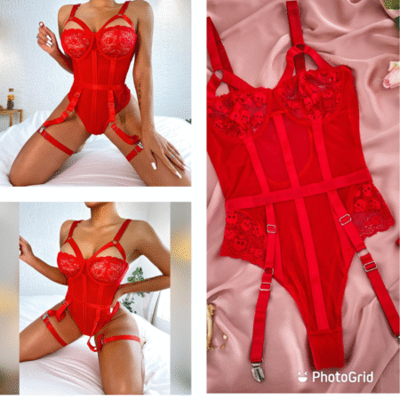Thin Lace Underwire Seduction Suit Transparent Lingerie in pakistan by nightydress.com