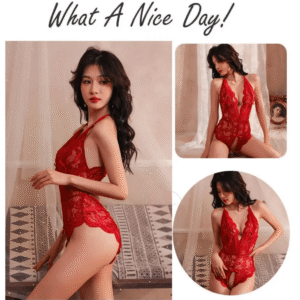 Red Babydoll Camisole Sexy Lingerie for Women