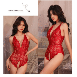 Red Babydoll Camisole Sexy Lingerie for Women