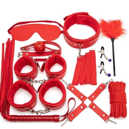 Red bondage set for couples in Pakistan