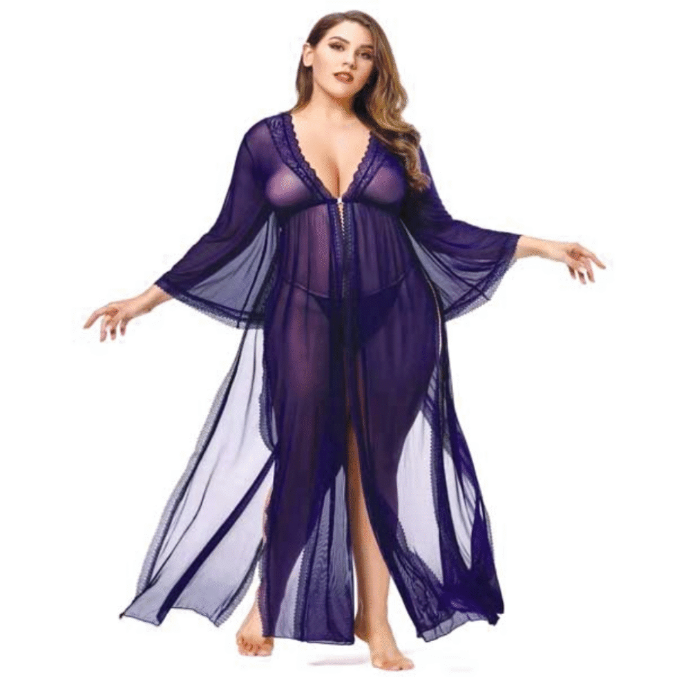 Transparent Lace Lingerie Gown for Women In Pakistan