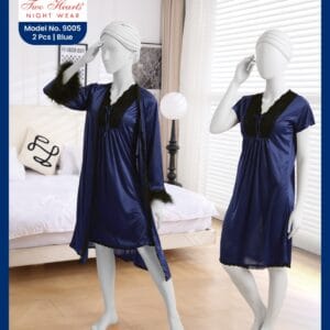 Soft and Stylish Two Hearts Women Night Wear