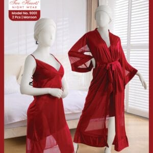 2 Piece Silk Nighty